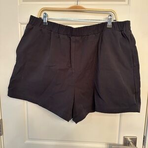 Nettles Tale 1X Classic Black Women's 100% Cotton Shorts